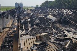 Blunier Farms fire damage