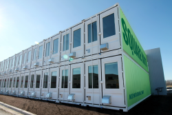 modular shipping containers hydroponic farm indoor agriculture agtech