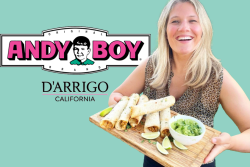 Andy Boy is partnering with Caroline Chambers for cooking classes via Zoom.