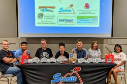 Youth sitting at a table for the Project SEARCH program