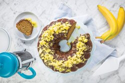 Dole’s recipe for Provincial Pineapple-Banana Bundt Cake ties in with its “Ratatouille”-themed promotion as part of its “Now We’re All Cooking” campaign