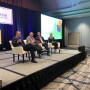 Brian Kocher, president and CEO of the Castellini Group of Companies, Wilder, Ky (from left),  Robert Guenther, senior vice president of public policy at United Fresh,  Mark Klomplein, president and CEO of the United Potato Growers of America and Raina Nelson, senior vice president of supply chain for Renaissance Food Group, Rancho Cordovo, Calif. spoke at the Washington Conference Sept.16.