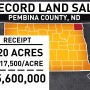 Record Farmland Sale North Dakota