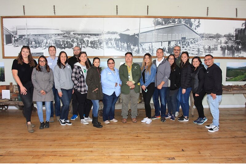 2019 Apprentice Class attending tours with Limonera Co.