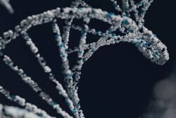 Genetics - DNA Molecule Helix Spiral