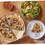 Mushrooms on pizza. Photo courtesy MOD Pizza