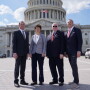 2023-2024 NPPC Board Officers (l to r): Scott Hays of Missouri, Lori Stevermer of Minnesota, Duane Stateler of Ohio and Terry Wolters of Minnesota.