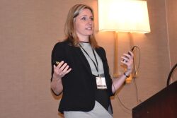 Kara Stewart at the National Swine Improvement Federation 2019 meeting
