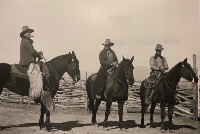 Miller and Lux cowboys, Cuyama, Calif., circa. 1908