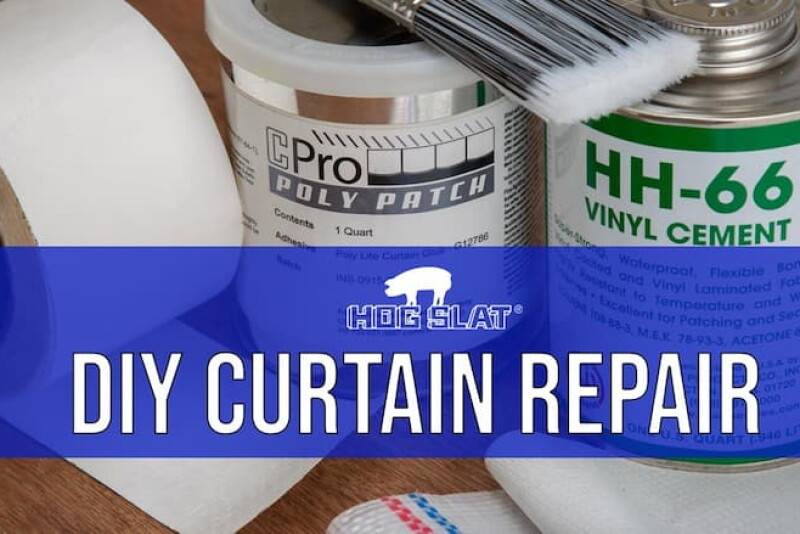 DIY Curtain Repair 