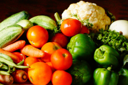 Assortment of fresh produce