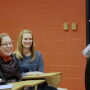 Anna Dilger teaching a class at the University of Illinois