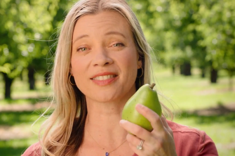 Actress Amy Smart is the spokesperson for USA Pears