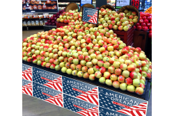 CMI Orchards is using the American Dream promotion on apples and cherries this summer.