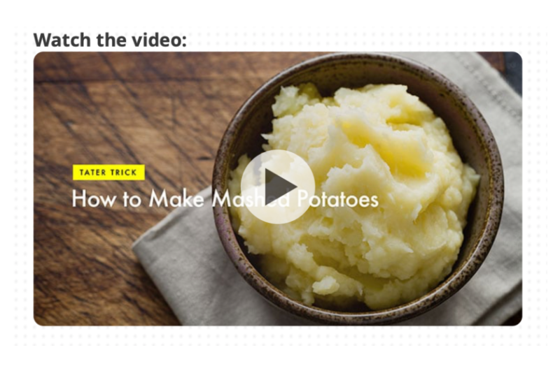 Mashed potatoes again will be the No. 1 side dish on Thanksgiving tables this year.