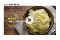 Mashed potatoes again will be the No. 1 side dish on Thanksgiving tables this year.