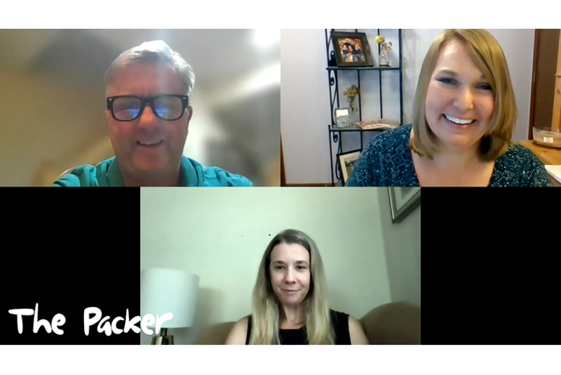 Clockwise from top left: Tom Karst, Ashley Nickle, Amy Sowder