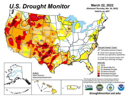 National Drought Map