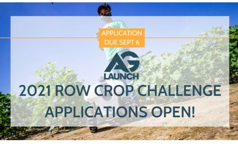 AgLaunch365 now accepting Row Crop Challenge applications. Applications close September 6, 2021
