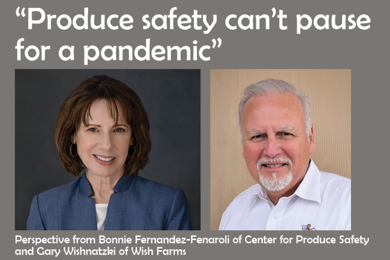 Bonnie Fernandez-Fenaroli wrote the latest column from the Center for Produce Safety with additional perspective from Gary Wishnatzki of Wish Farms.