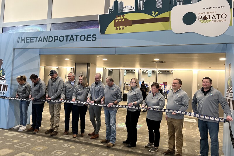 Potato Expo 2024 ribbon cutting