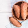 Sweetpotatoes on a table
