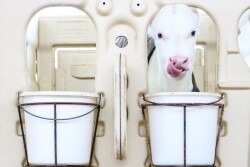 White Holstein Dairy Calf_Taylor Leach