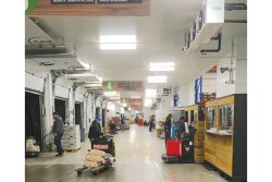 The interior of the new Montreal Produce Terminal