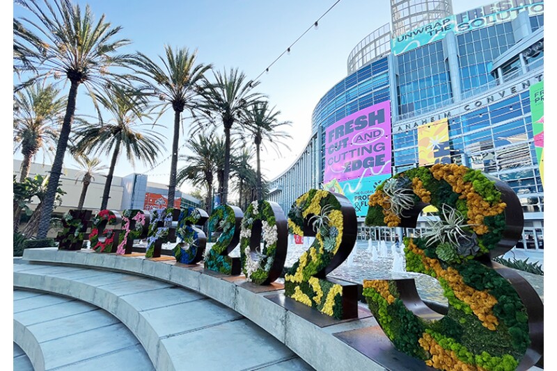 floral show sign 