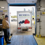 John Melo at the loading dock of J.E. Russell Produce Ltd.