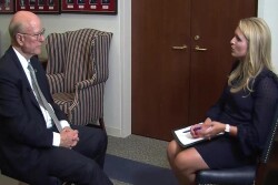 Senate Ag Chair Pat Roberts (R-KS) talks with U.S. Farm Report's Tyne Morgan.