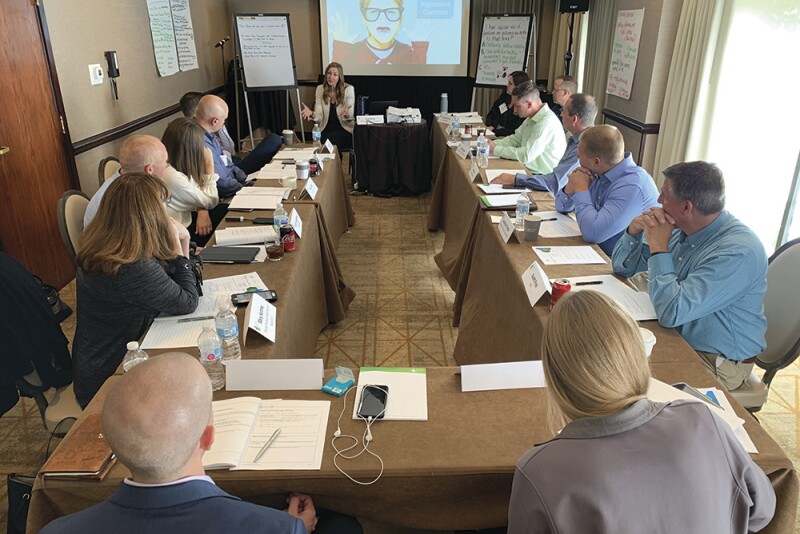 Fourteen participants attended the first-ever ENGAGE training in October. The event included one-on-one and small group sessions to use values-based messages to respond to even the toughest questions.   