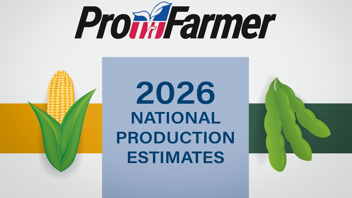 Pro Farmer estimates 2026 U.S. corn crop at 15.344 billion bushels; soybeans at 4.572 billion bushels - Pro Farmer