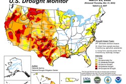 National Drought Map March 31, 2022