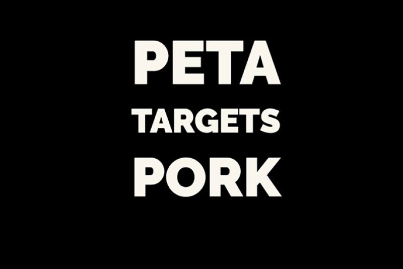After the cancellation of the World Pork Expo, PETA plans to display a new billboard, with a anti-pork production message, near the Iowa State Fairgrounds.