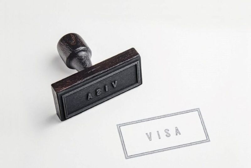 Visa stamp by Canva.com
