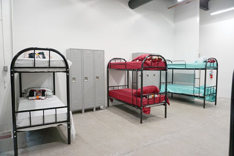 The Meyers Housing Facility by Fresh Harvest features dormitory-style housing for up to 366 workers. 