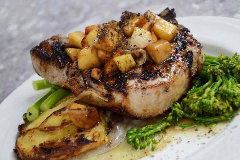 pork chop fruit