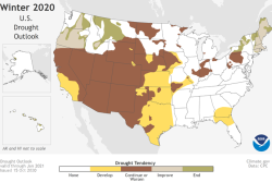With a strengthening La Nina, NOAA says the weather this winter will favor warmer and drier conditions across much of the southern tier of states, but the opposite for the North.