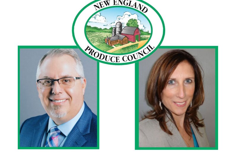 Joe Watson, vice president of member engagement at the Produce Marketing Association, and Anne-Marie Roerink, president of 210 Analytics LLC.