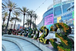 floral show sign 