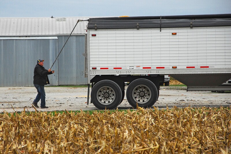 harvest semi