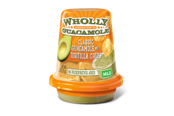 New guacamole snack cups from Wholly Guacamole lets consumers to easily enjoy the dip away from home.