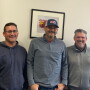 Ryan Baird, Jonathan Sparks, Anthony Gallino, sales team at Bobalu Berry Farms. 
