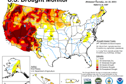 U.S. Drought 7/22/21