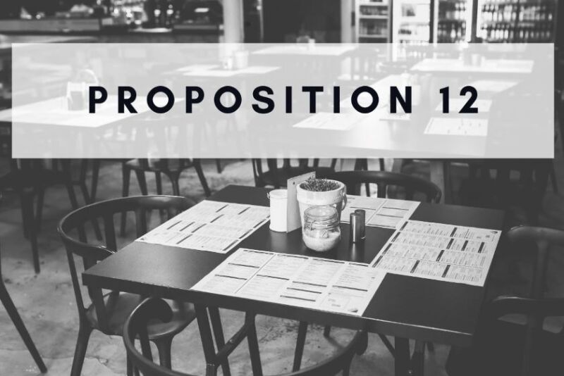 Proposition 12 with Restaurant Scene