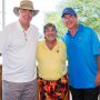 Don Strock, former Miami Dolphins player; Bruce Fishbein, president of The Produce Connection; and Dan Marino, also a former Dolphins player, share a moment at last year's Don Strock Diabetes Golf Classic.