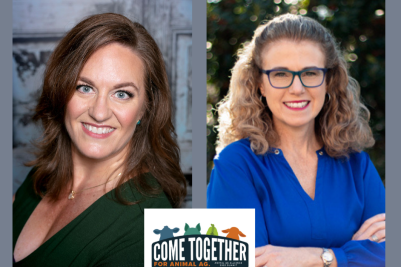 Maeve Webster of Menu Matters and Danette Amstein of Midan Marketing 