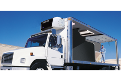 Carrier Transicold gave Gleaners Community Food Bank a Supra 950MT refrigeration unit for its weekly pop-up store.