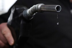 Gas pump nozzle, Somerville, Massachusetts